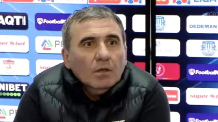 Gică Hagi, probleme de lot pentru MECIUL cu Dinamo. „Denis Alibec e răcit. Avem și în apărare foarte mulți jucători care lipsesc”