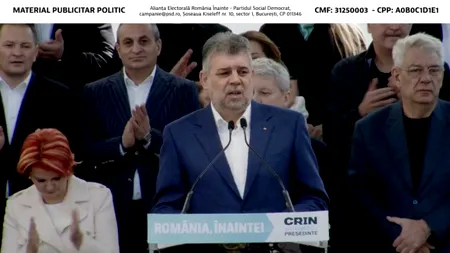 Marcel Ciolacu îi face portretul lui Antonescu: Este singurul candidat care vrea ordine și nu haos/ M-am săturat să văd cum românii se CEARTĂ între ei